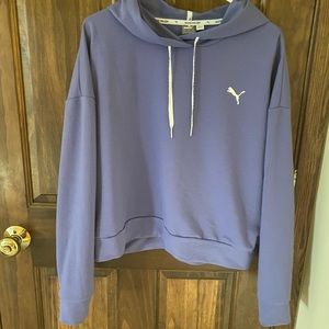 Puma Women’s Hazy Purple Crop Shirt Size XL